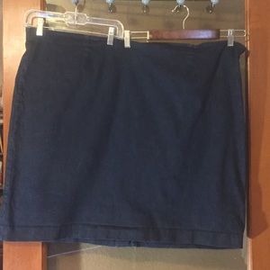 J. Jill Straight stretch denim Jean skirt Plus 28